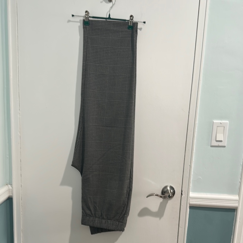 Gap Factory checkered trousers